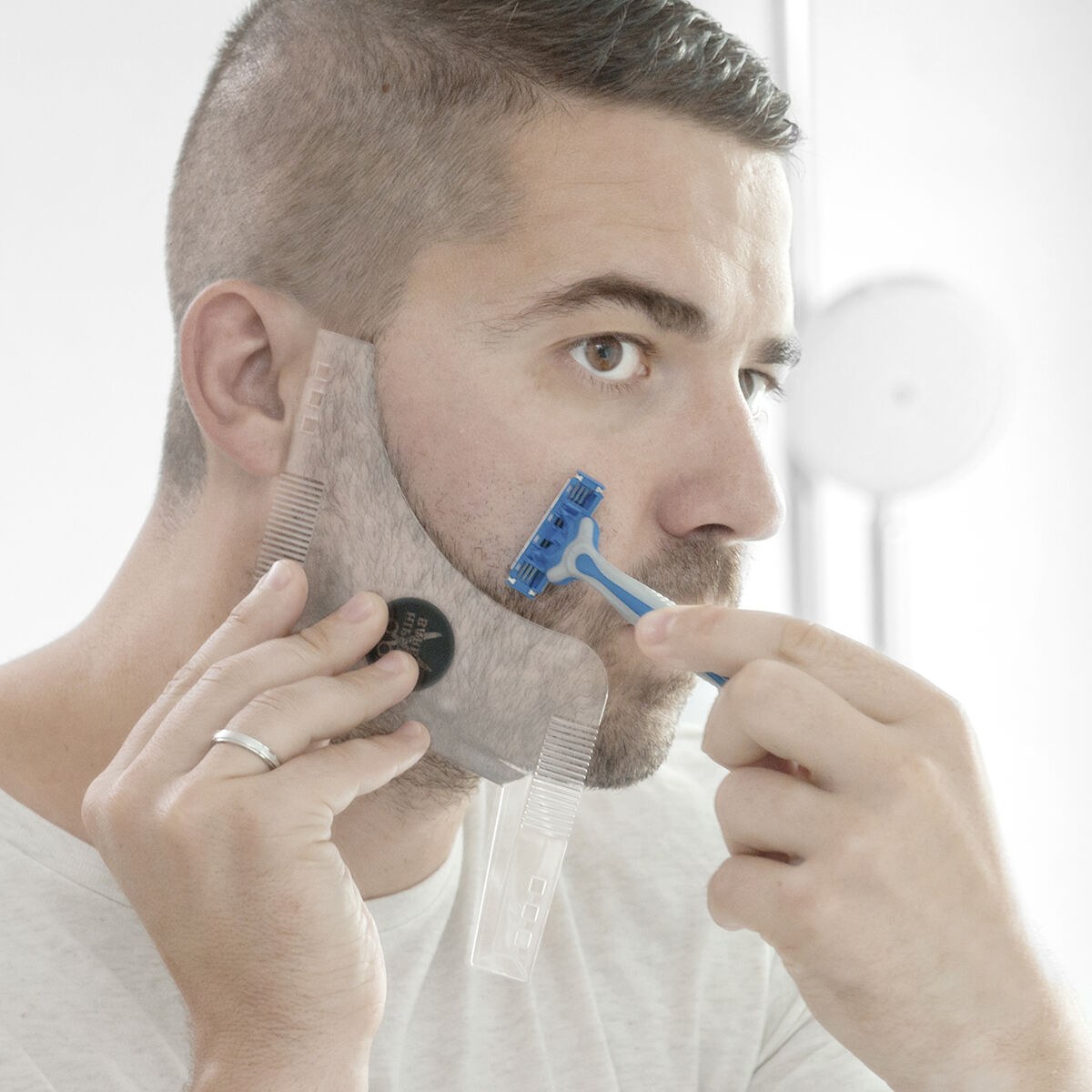 шаблон для бритья бороды и щетины Hipster Barber