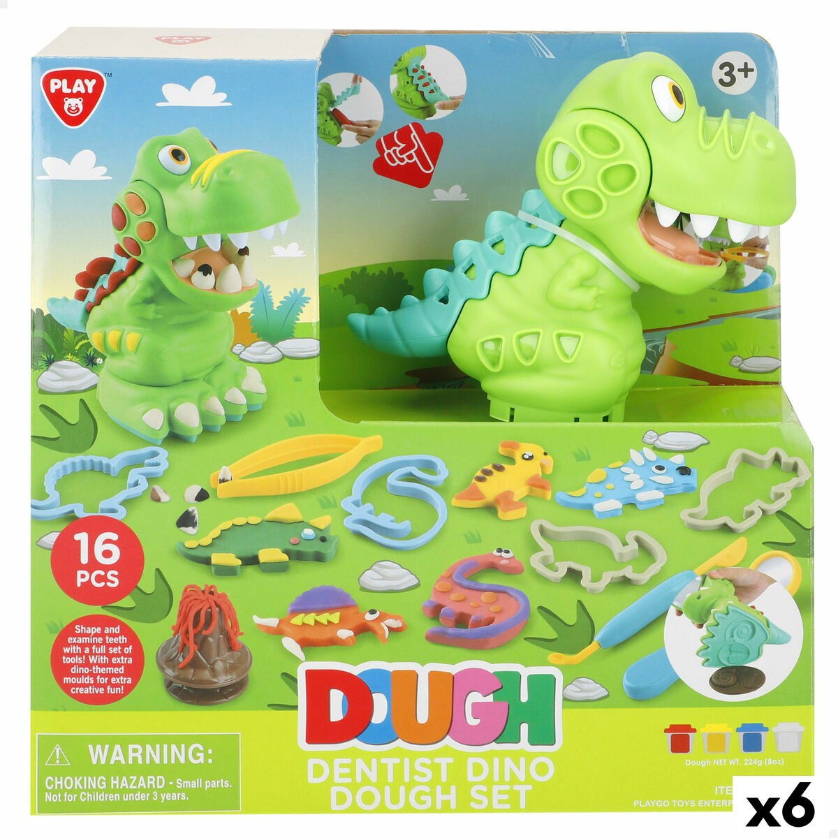 Пластилиновая игра (6 штук)