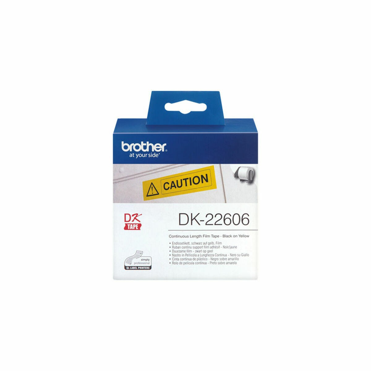 Printer Labels DK22606 Yellow Black Yellow/Black
