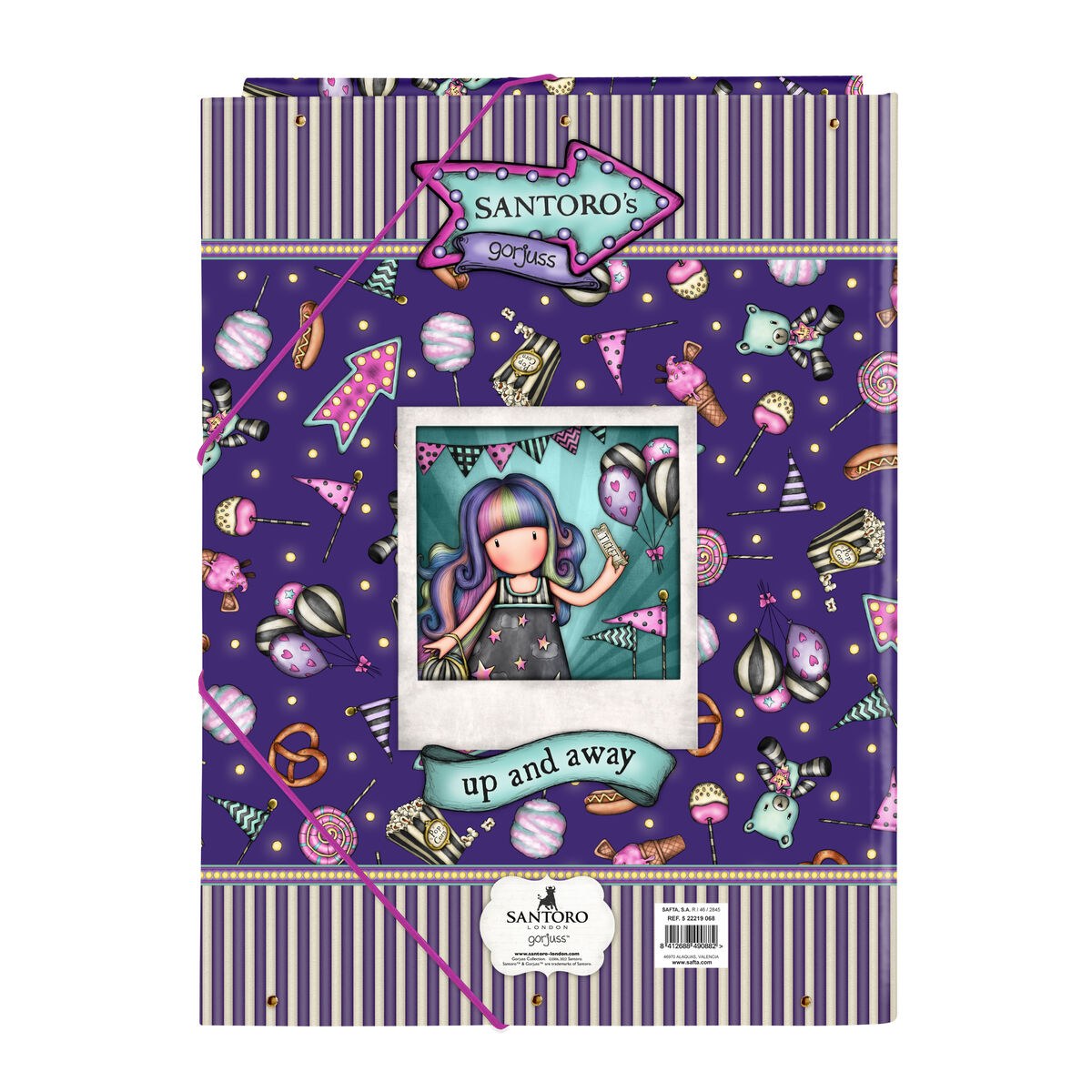 Folder Up and away Purple