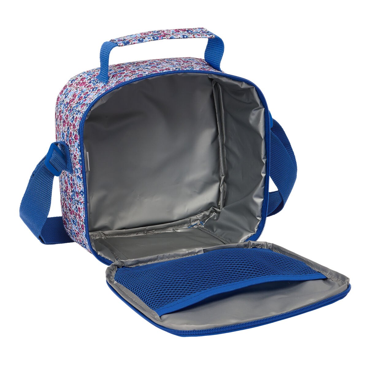 Thermal Lunchbox Flores coimbra azul Blue 20 x 20 x 15 cm
