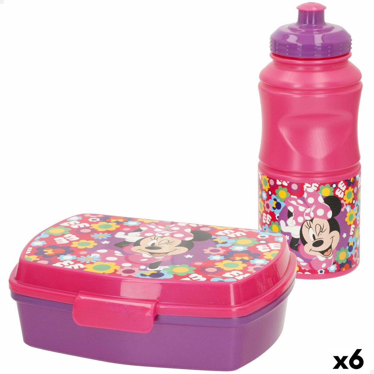 Lunch box 380 ml 17 x 5,5 x 13,5 cm Bottle (6 Units)