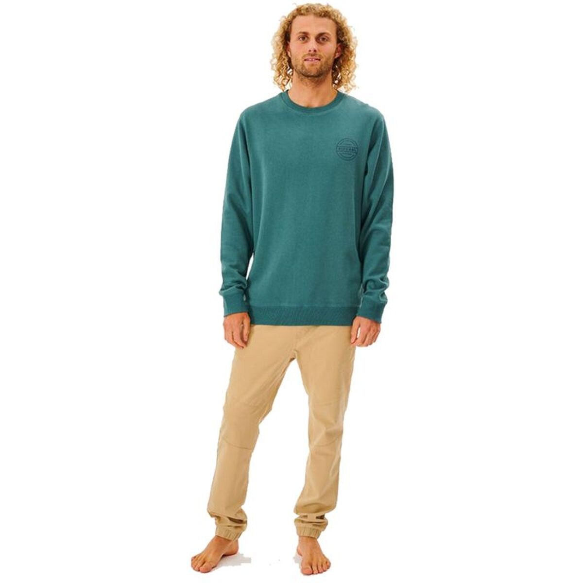 Men’s Sweatshirt without Hood Re Entry Crew Blue