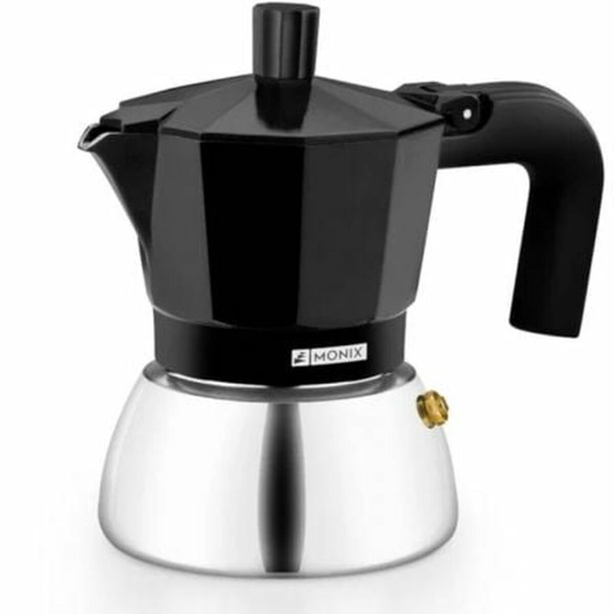 Итальянская Kофеварка INOX BLACK 9T Чёрный 470 ml