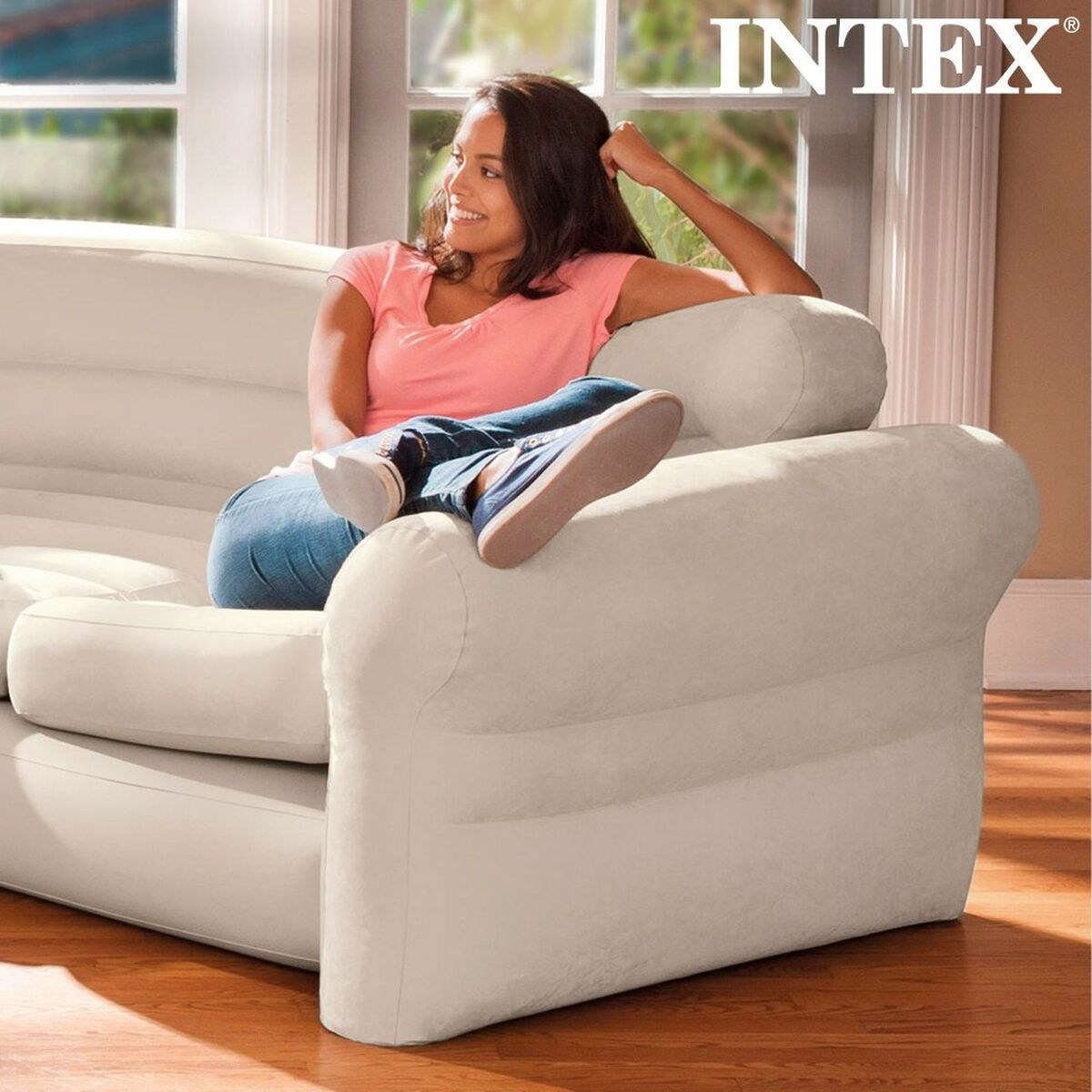 Inflatable Sofa 257 x 76 x 203 cm Corner