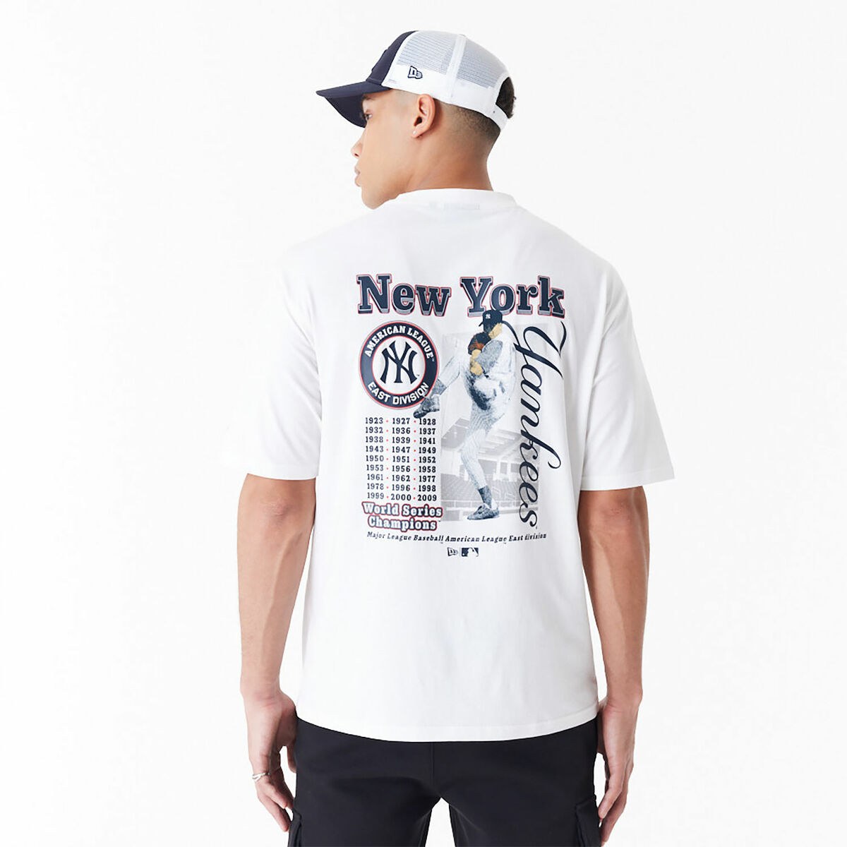 Спортивная футболка с коротким рукавом MLB PLAYER GRPHC OS TEE NEYYAN 60435538 Белый