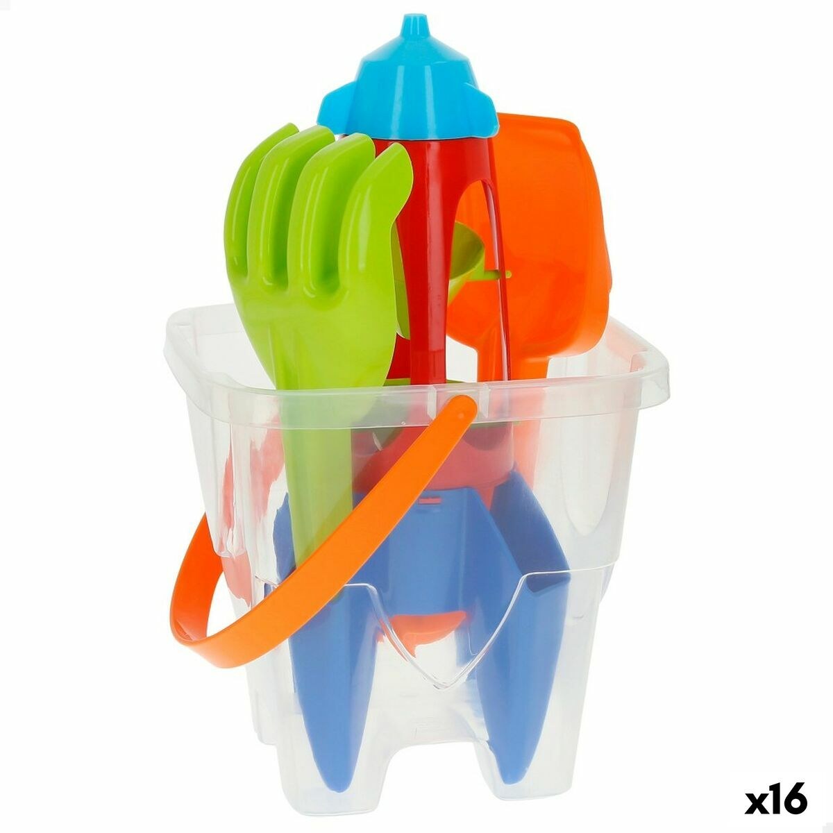Beach toys set polypropylene (16 Units)