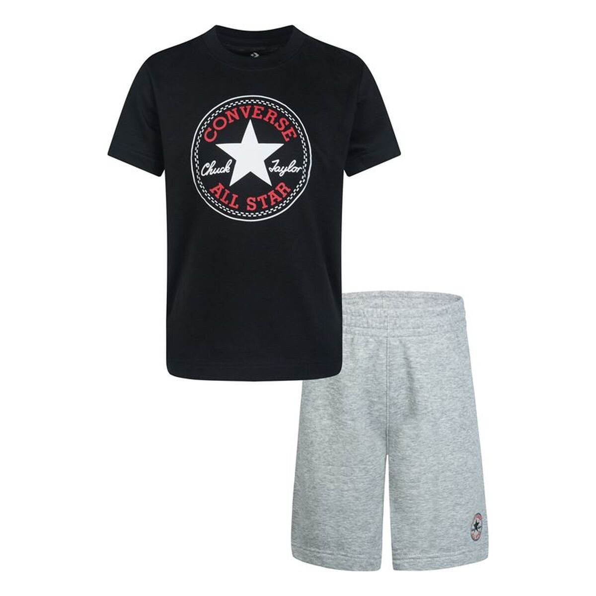 Children's Sports Outfit Core Tee Ft Short Multicolour