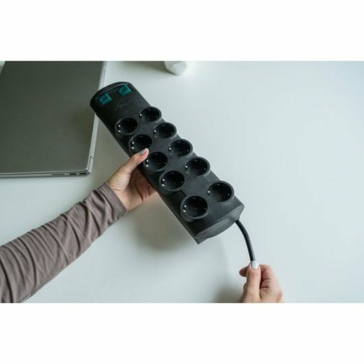 Сетевой фильтр 10 Tomas Schuko Primera-Line 3600 W (2 m)