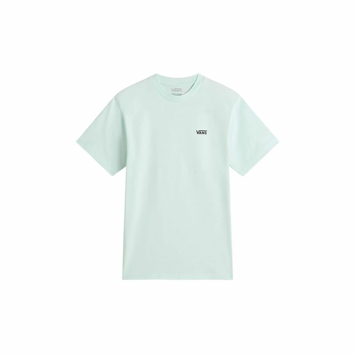 Women’s Short Sleeve T-Shirt Left Chest Logo Em Hint Of Mint Aquamarine