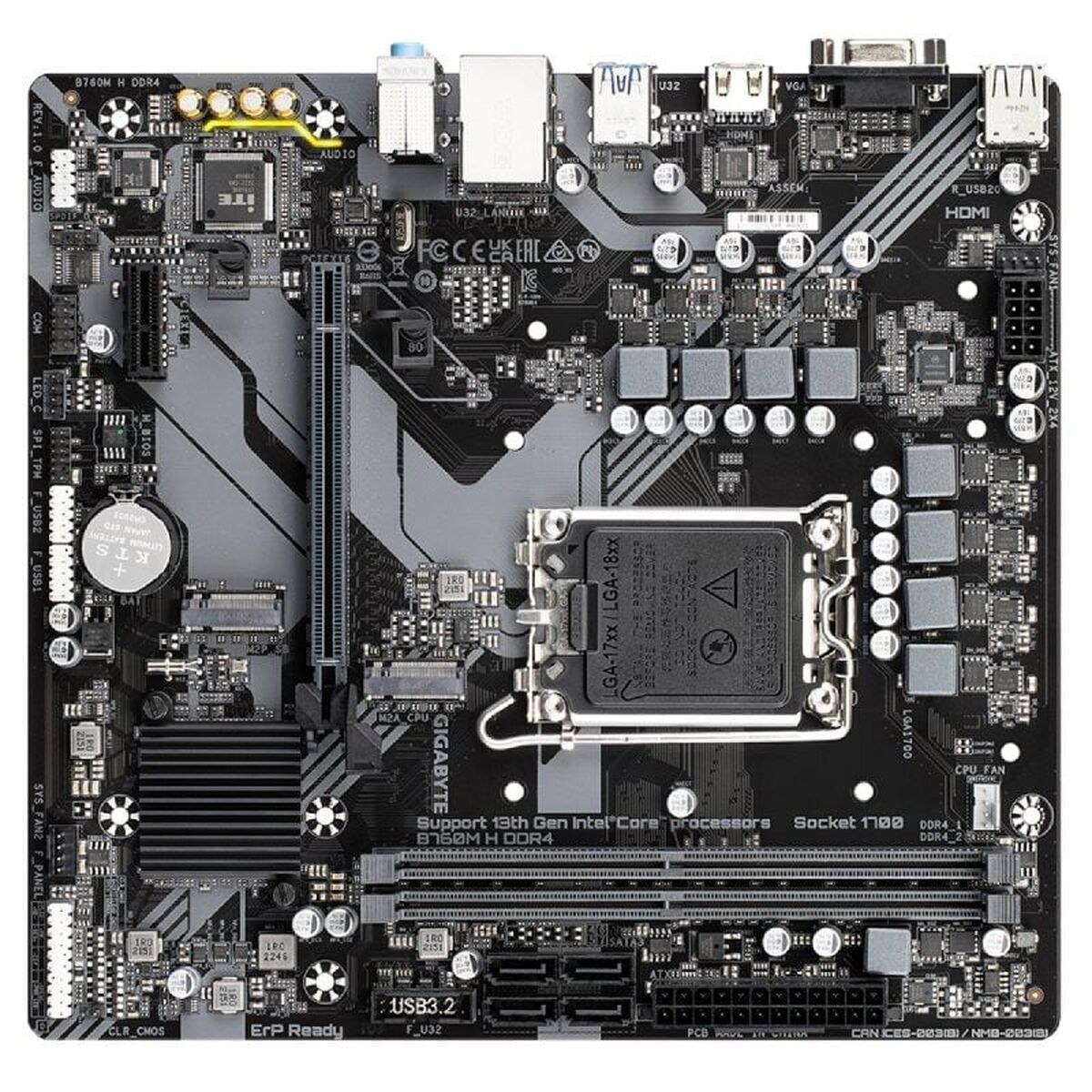Материнская плата 9MB76MH4-00-10 INTEL B760 EXPRESS LGA 1700