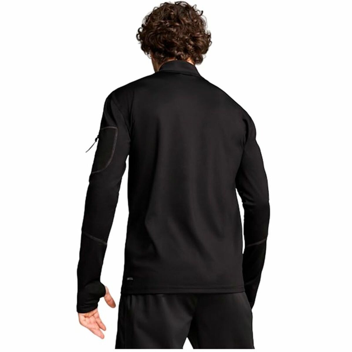 Толстовка без капюшона мужская Flex 1/4 Zip Чёрный