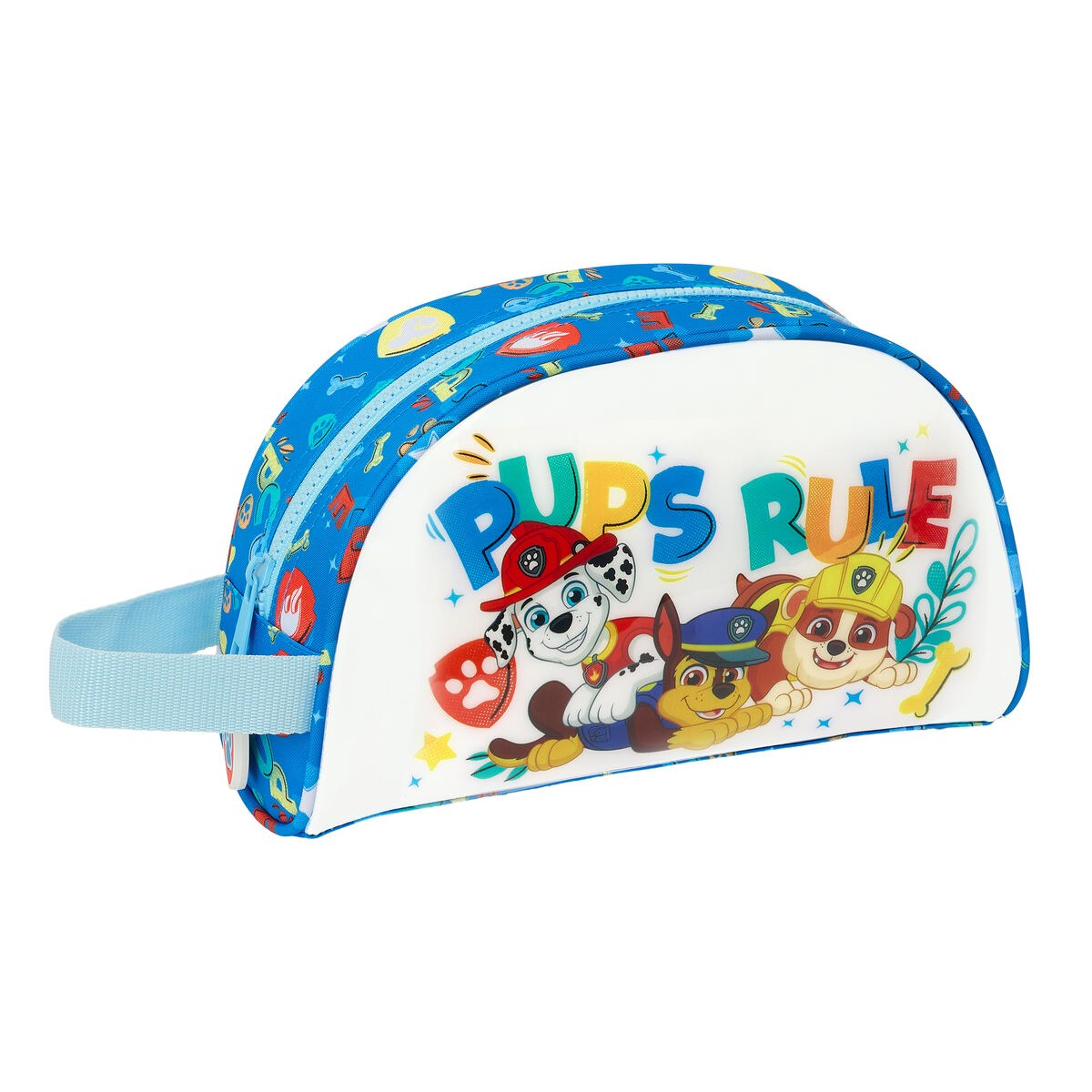 Travel Vanity Case Pups rule Blue 26 x 16 x 9 cm