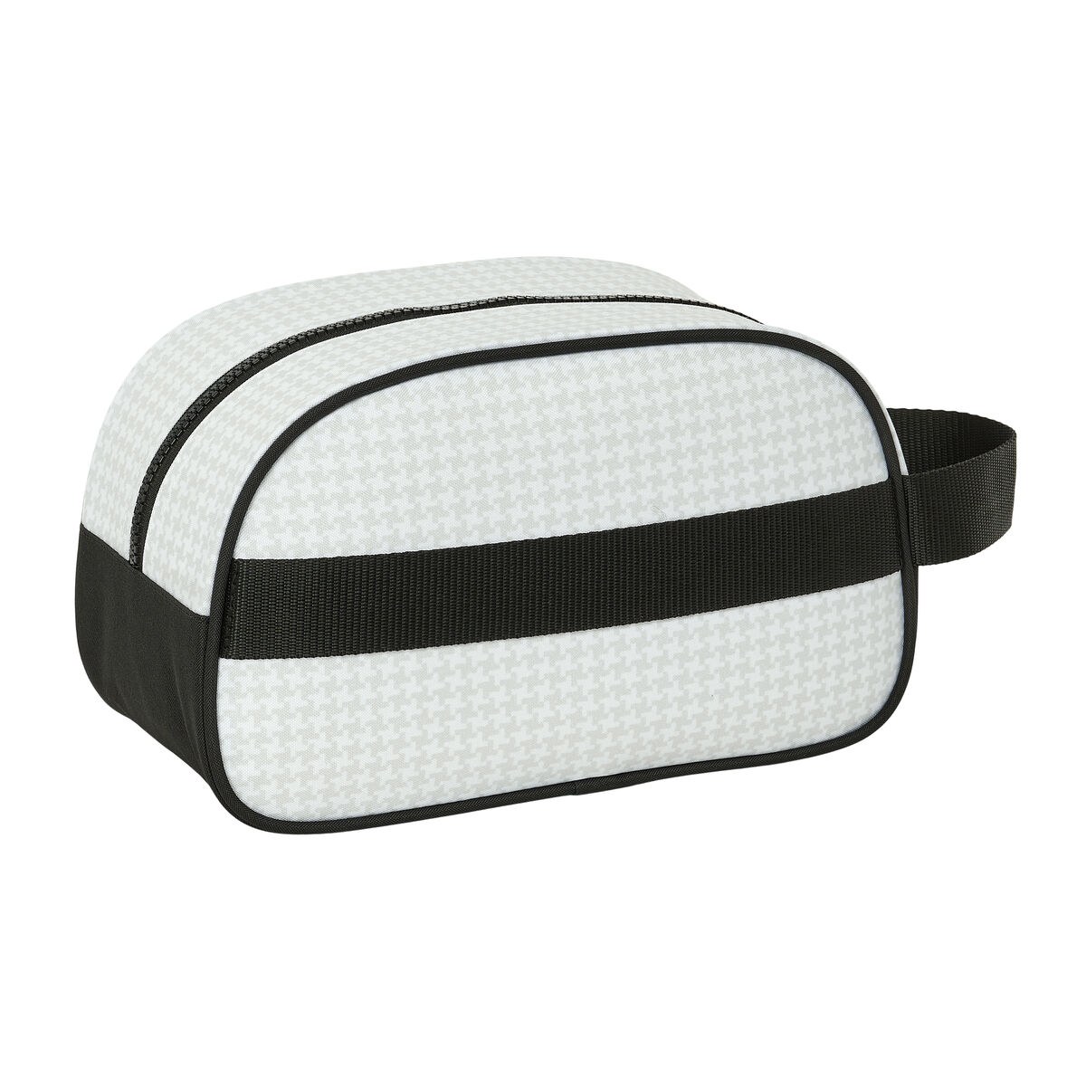 Travel Vanity Case White Grey Sporting 26 x 15 x 12 cm