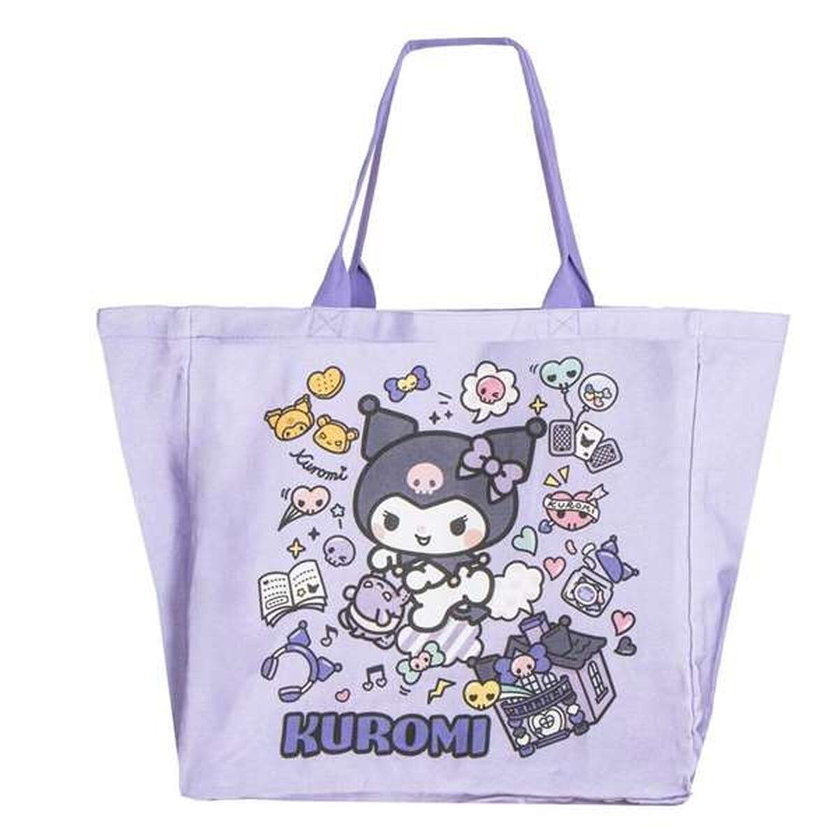 Пакет для покупок Kuromi Лиловый 48 x 43 x 17 cm