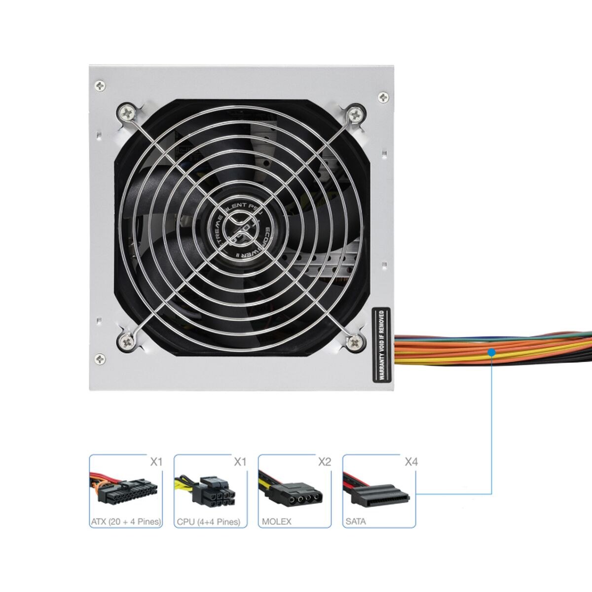Power supply TQEP-500SSE ATX 500 W RoHS