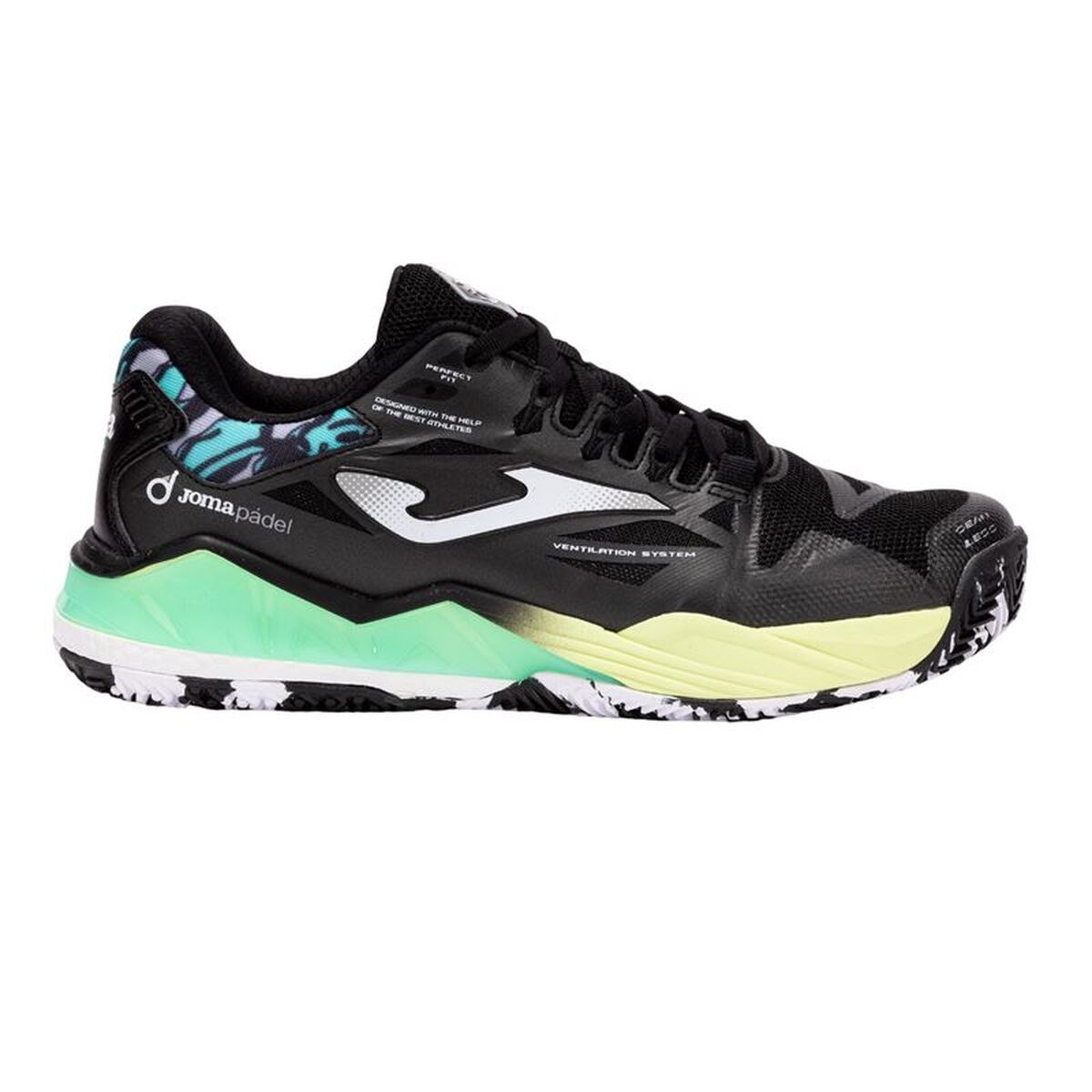 Adult's Padel Trainers Spin 2501 Black