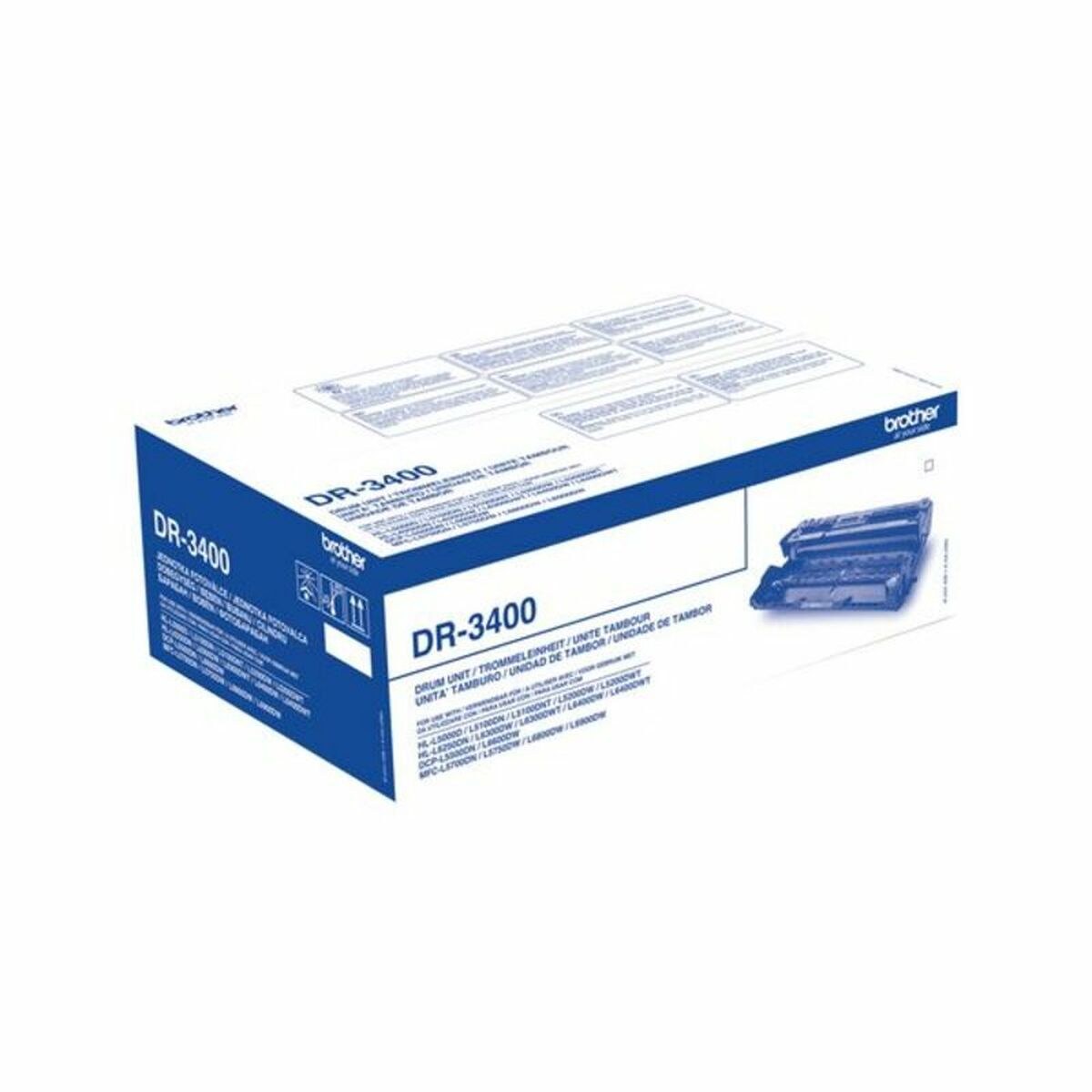 Drum DR3400 Black White/Black
