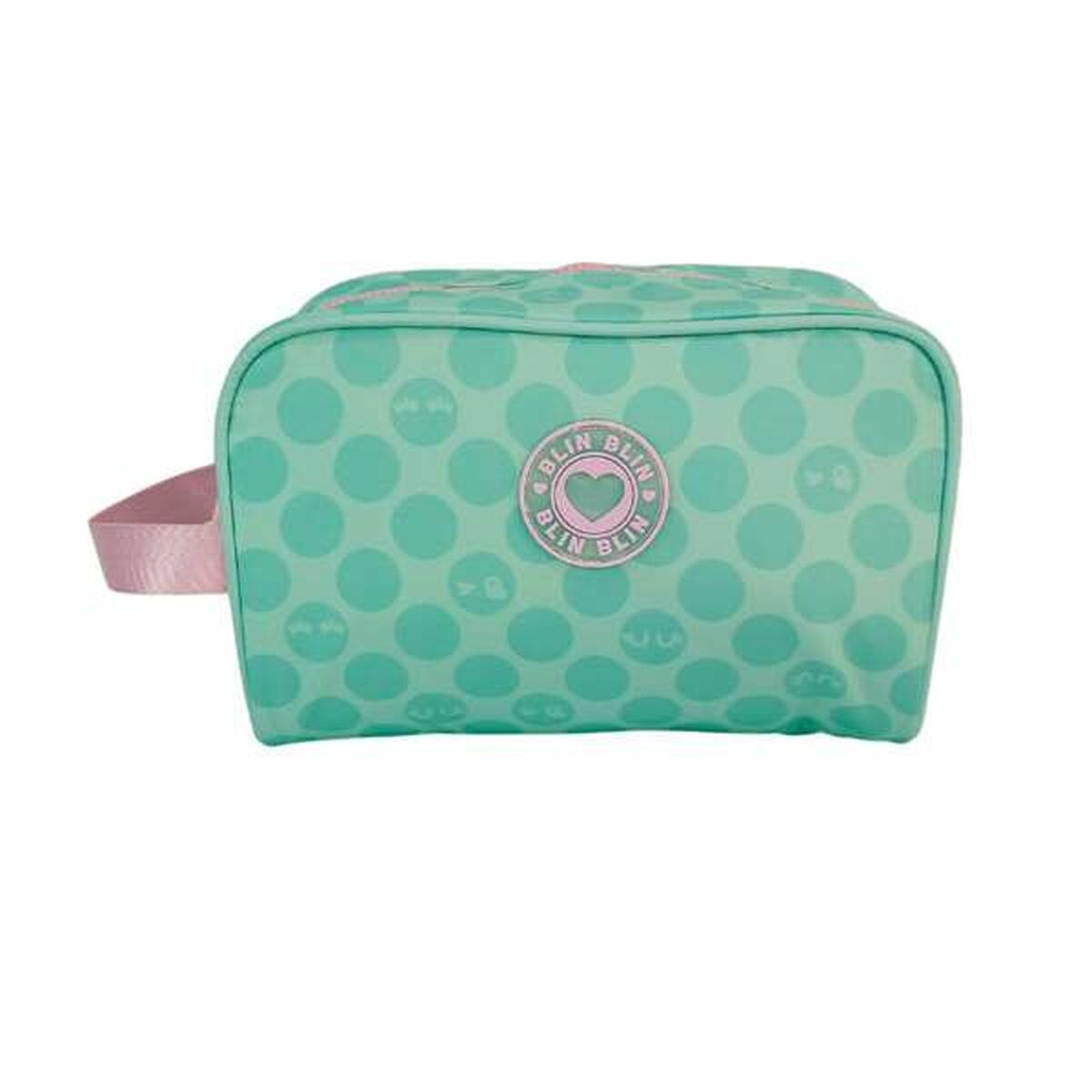 Travel Vanity Case Blin Blin Kiss Me Green 15 x 25 x 11 cm