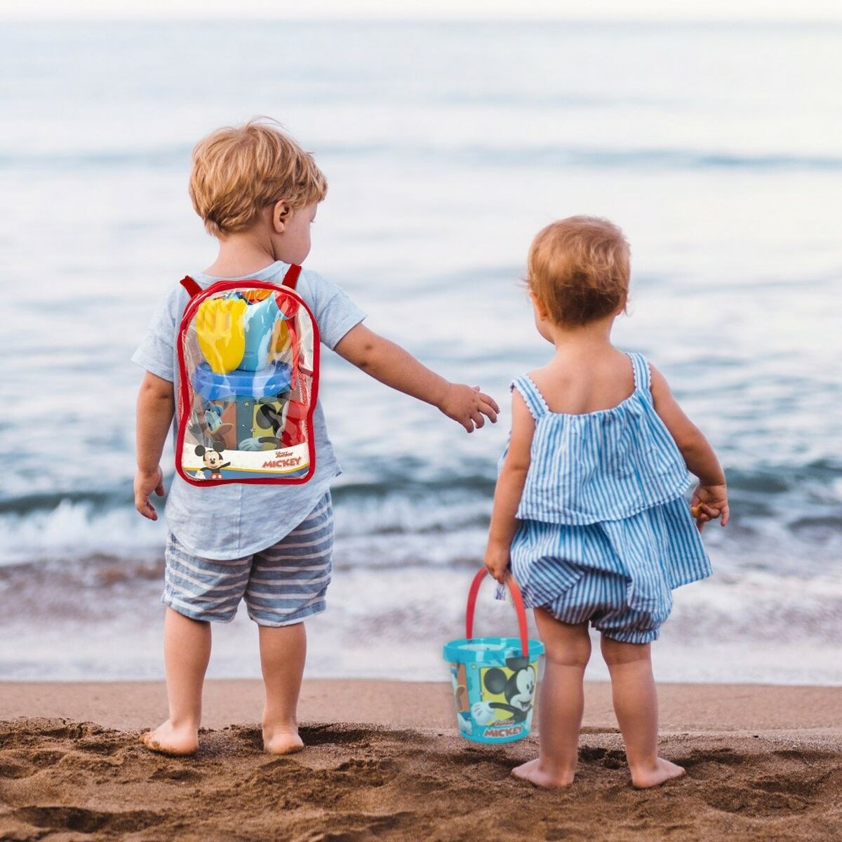 Beach toys set Ø 18 cm polypropylene (12 Units)