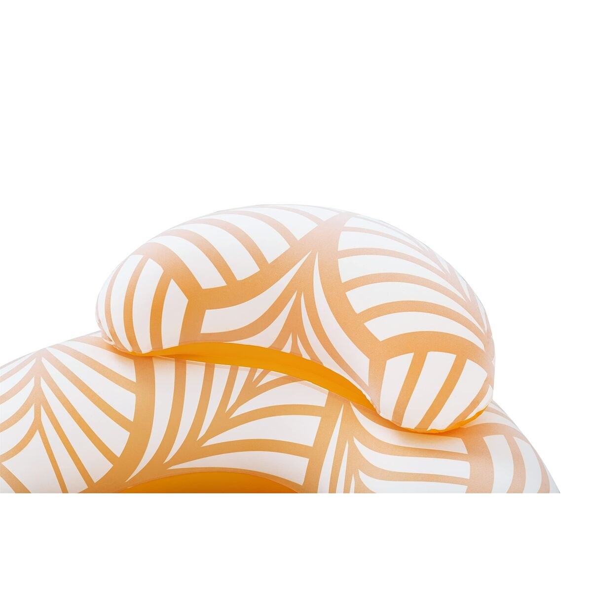 Inflatable Pool Chair Deluxe 118 x 117 cm White Orange (Refurbished B)
