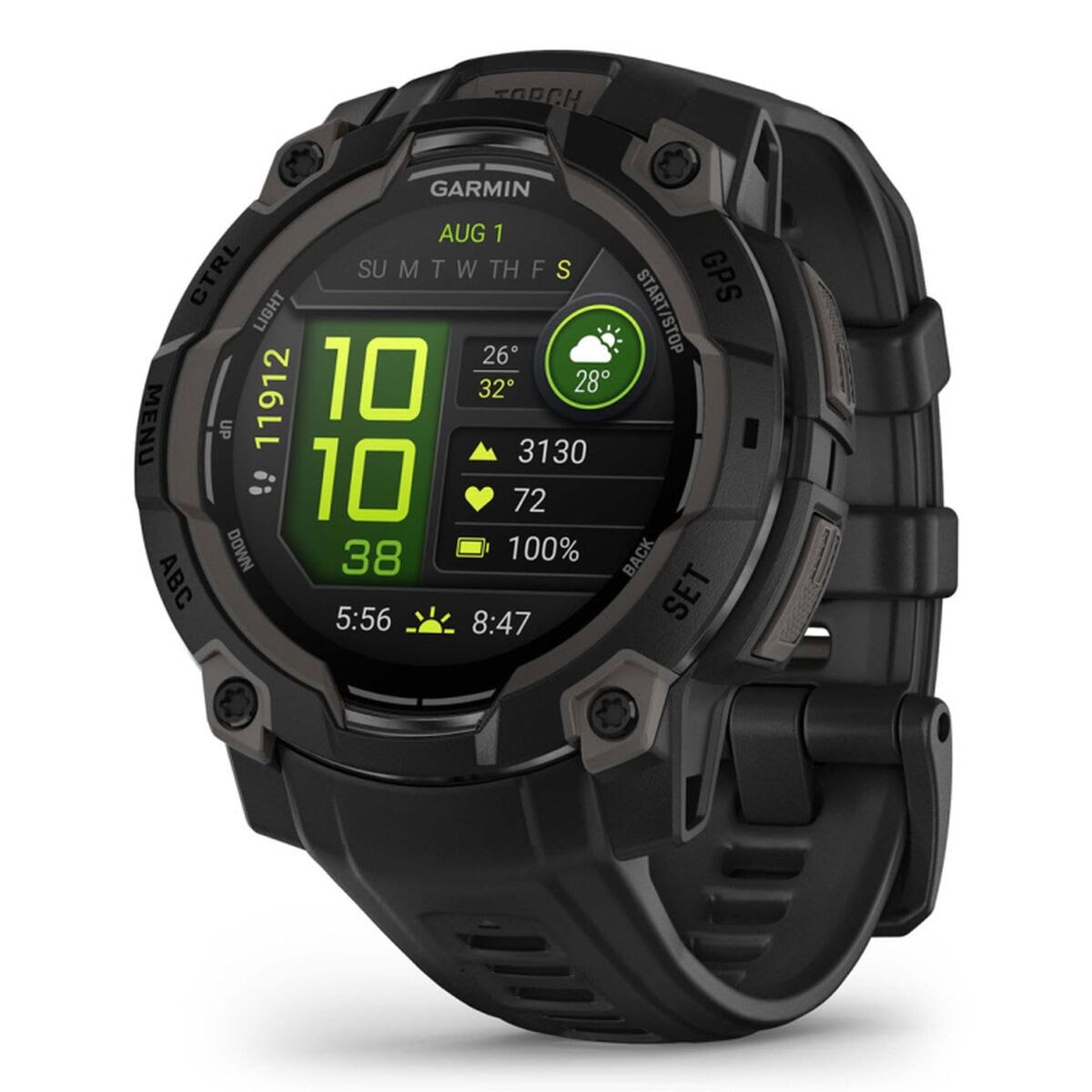 Smartwatch Instinct 3 AMOLED Black 1,2" 45 mm