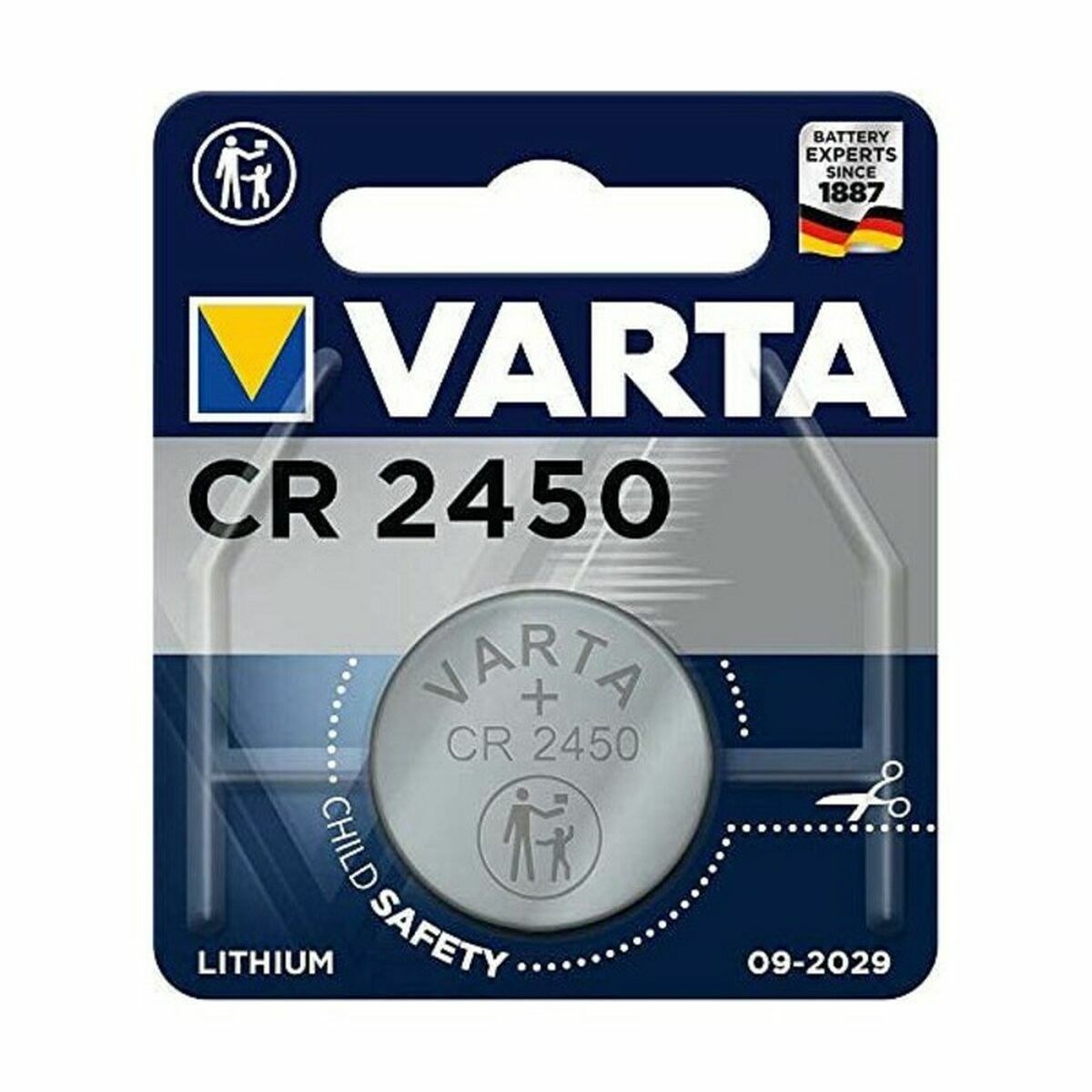 Литиевая батарейка таблеточного типа CR2450 3 V CR2450 560 mAh 1.55 V