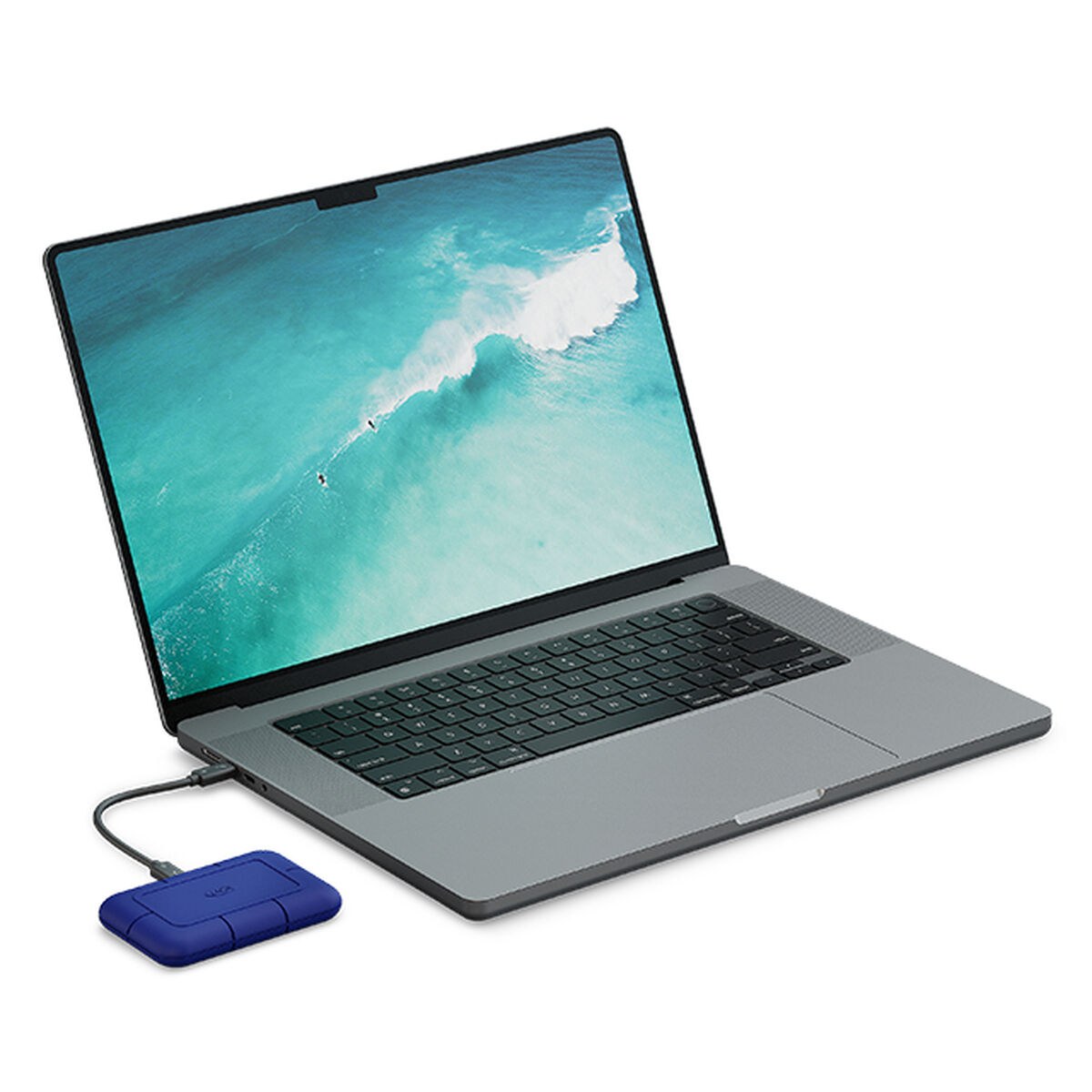 Внешний жесткий диск THUNDERBOLT 5 Синий 2 TB SSD