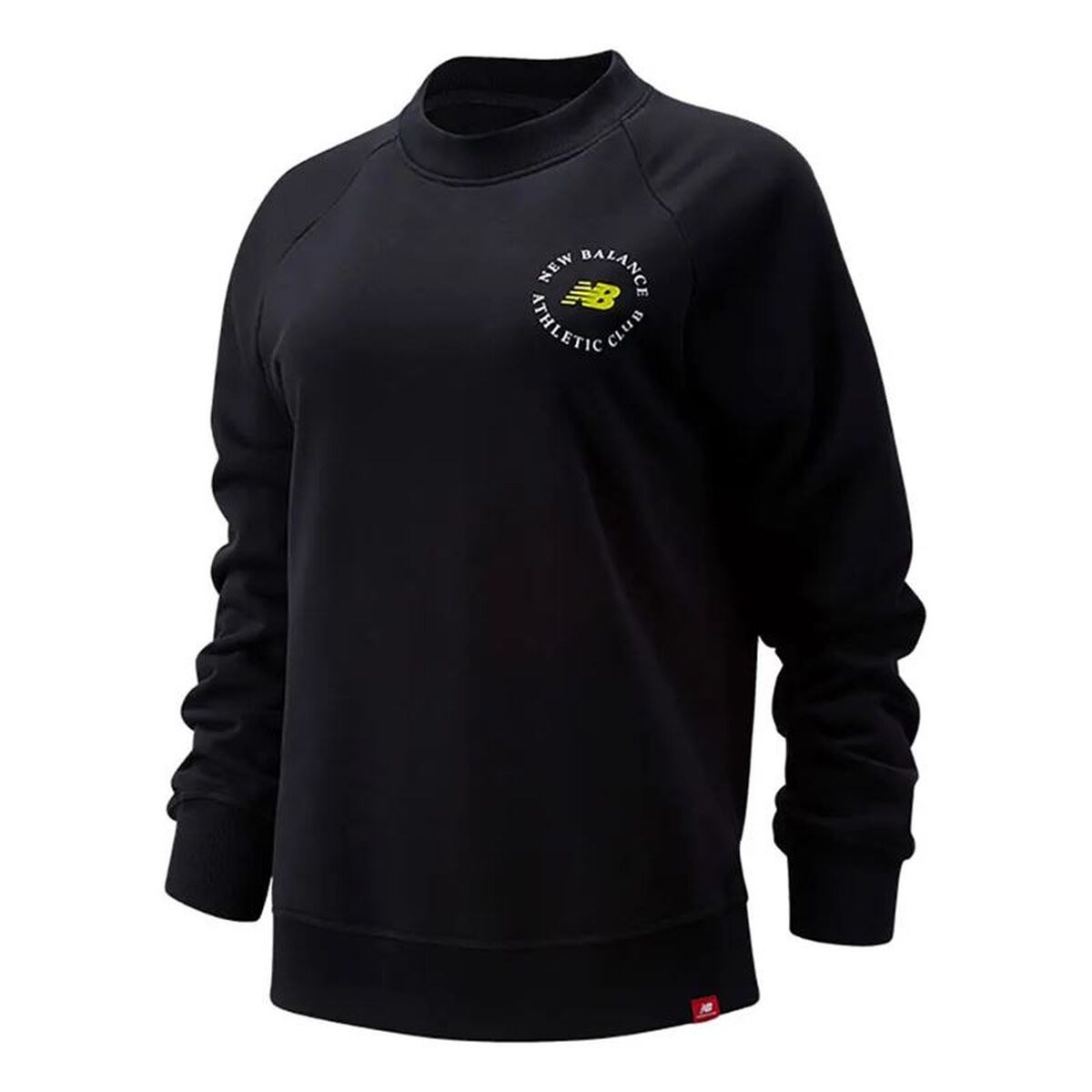 Men’s Long Sleeve T-Shirt Essentials Athletic Club Crew Black