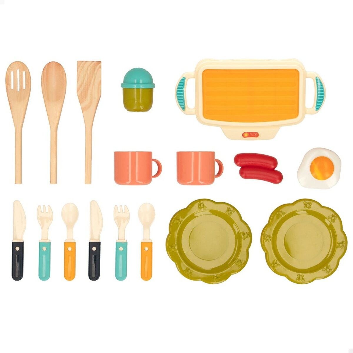 Toy kitchen My Home 17 Pieces 19,5 x 3 x 11 cm