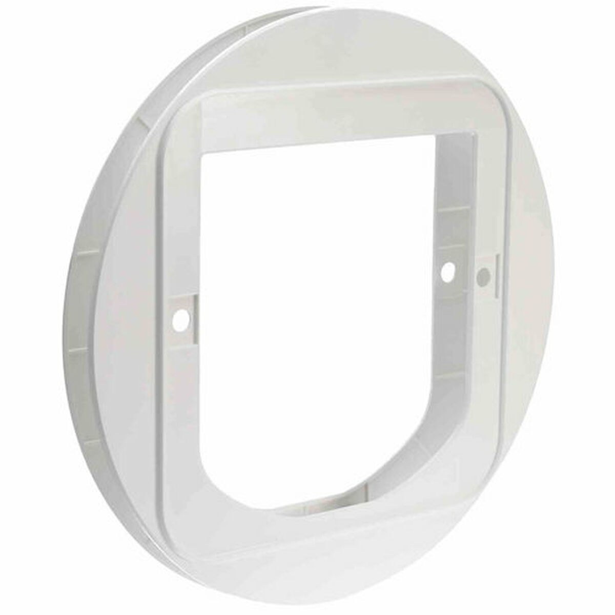 Дверь доступа 70937 Белый Пластик ø 28,5 cm Puerta simple Откидная створка для кошек