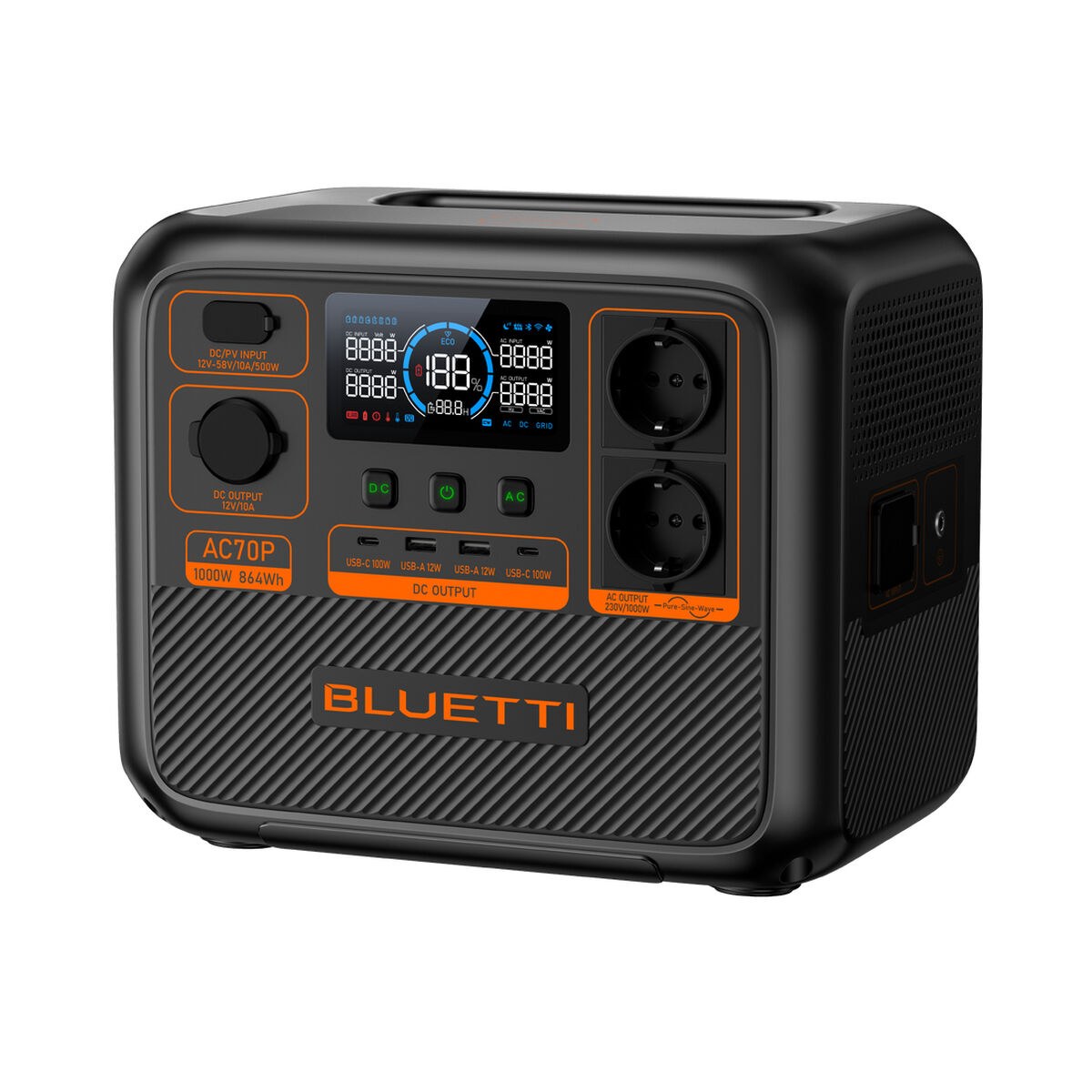 Портативная электростанция P-AC70P-EU-GY-BL-010