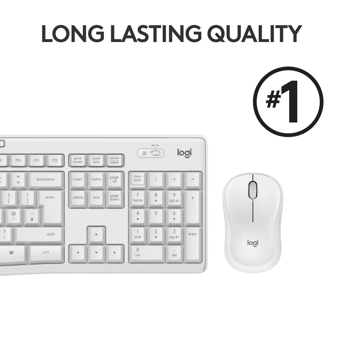 Клавиатура 920-009823 Белый Испанская Qwerty QWERTY Qwerty UK