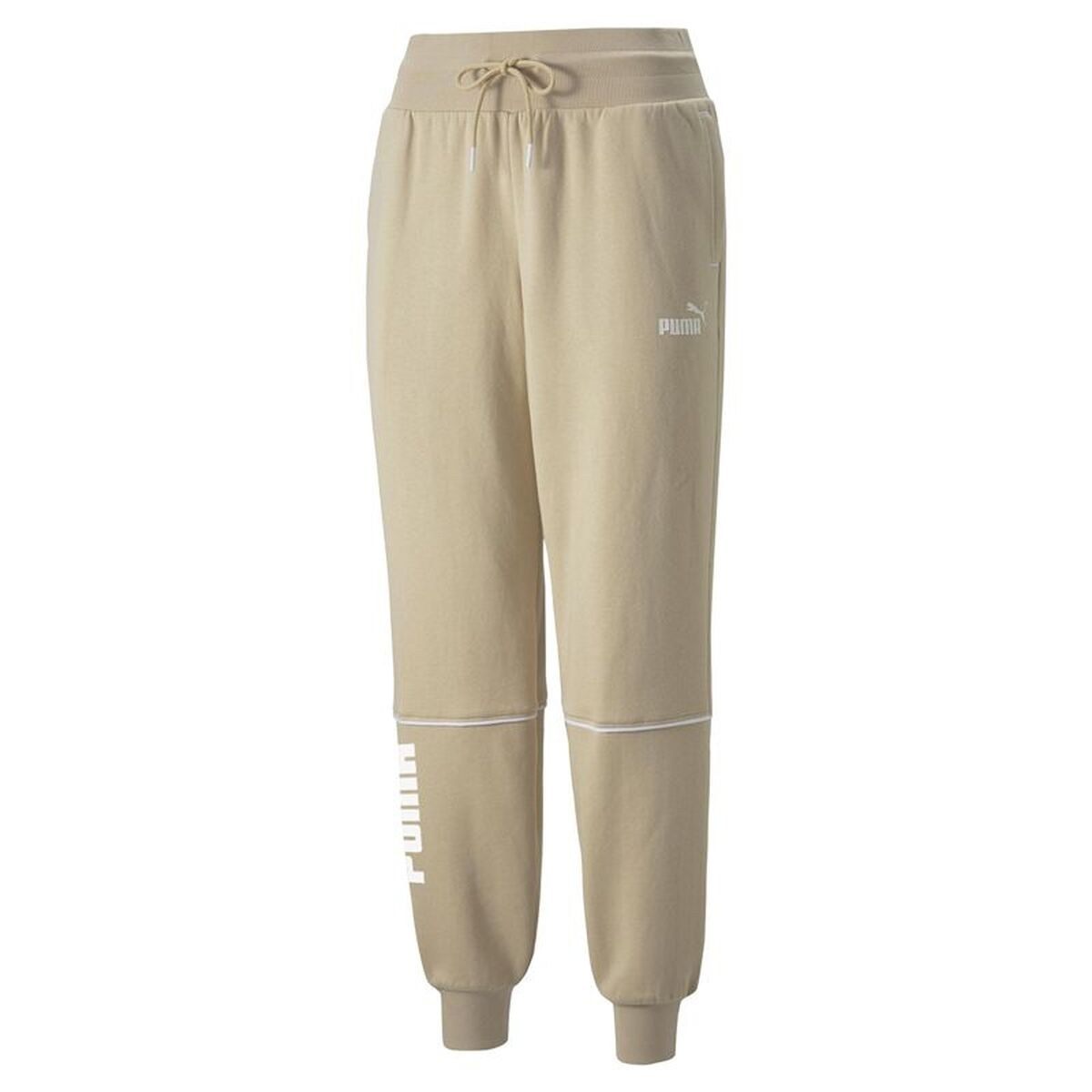 Long Sports Trousers Power Colorblock Beige Lady