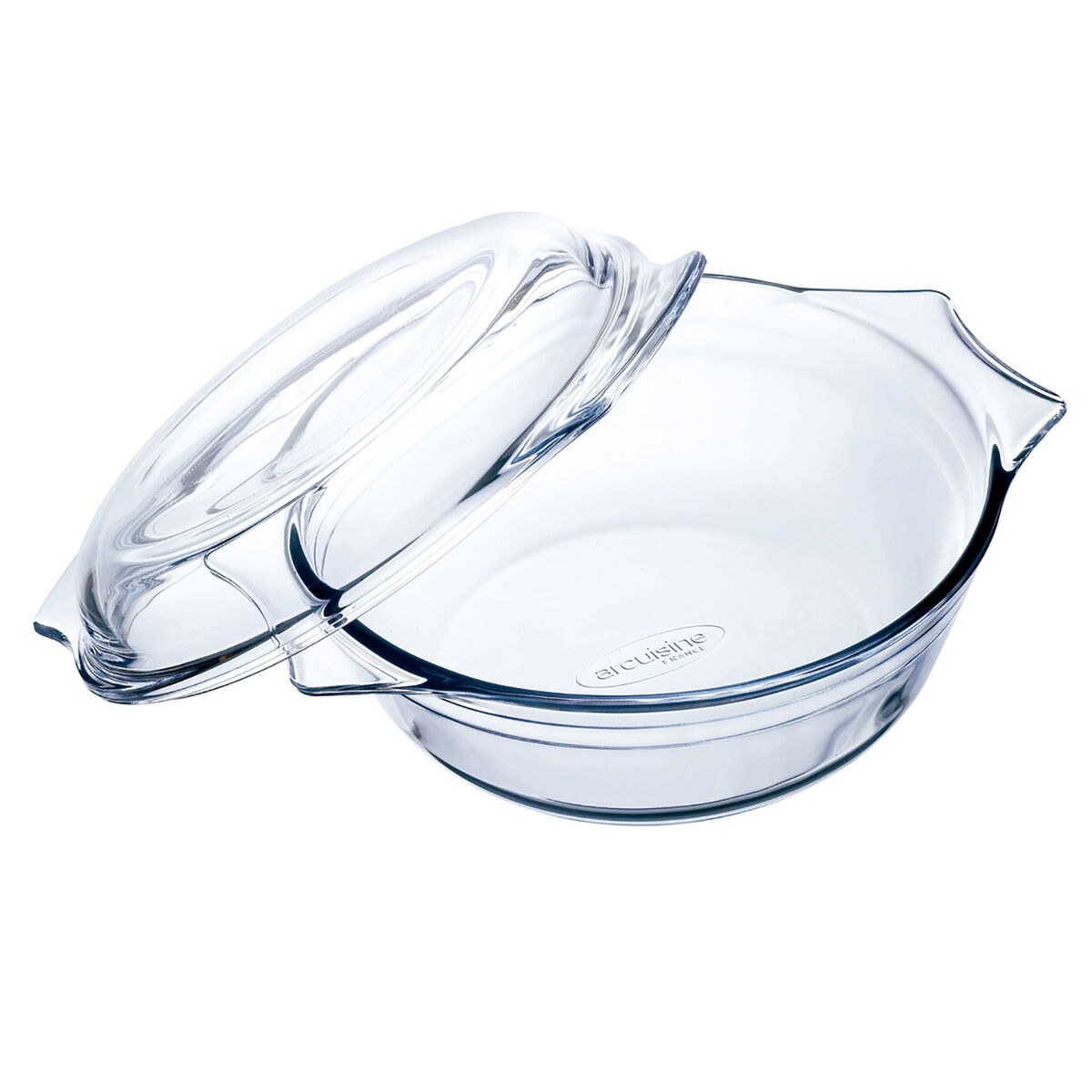 Форма для выпечки Ocuisine Vidrio Прозрачный Cтекло 27 x 24 x 11 cm С крышкой (3 штук)