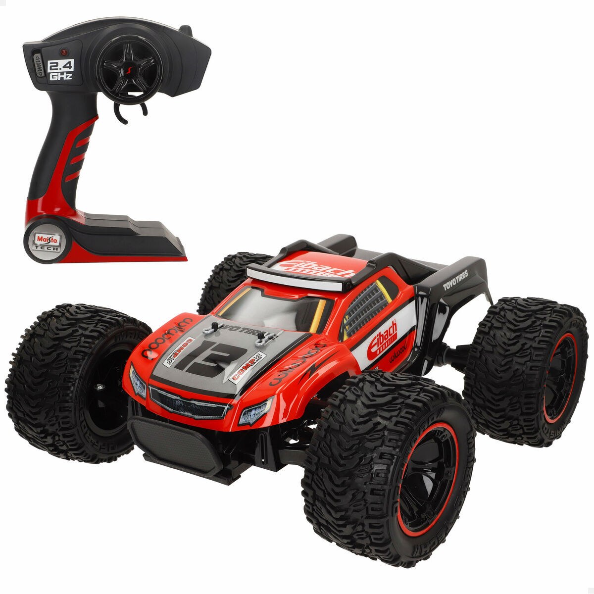 Remote-Controlled Car Trophy Truck Red 1:14 37 x 17 x 36 cm 2,4 GHz