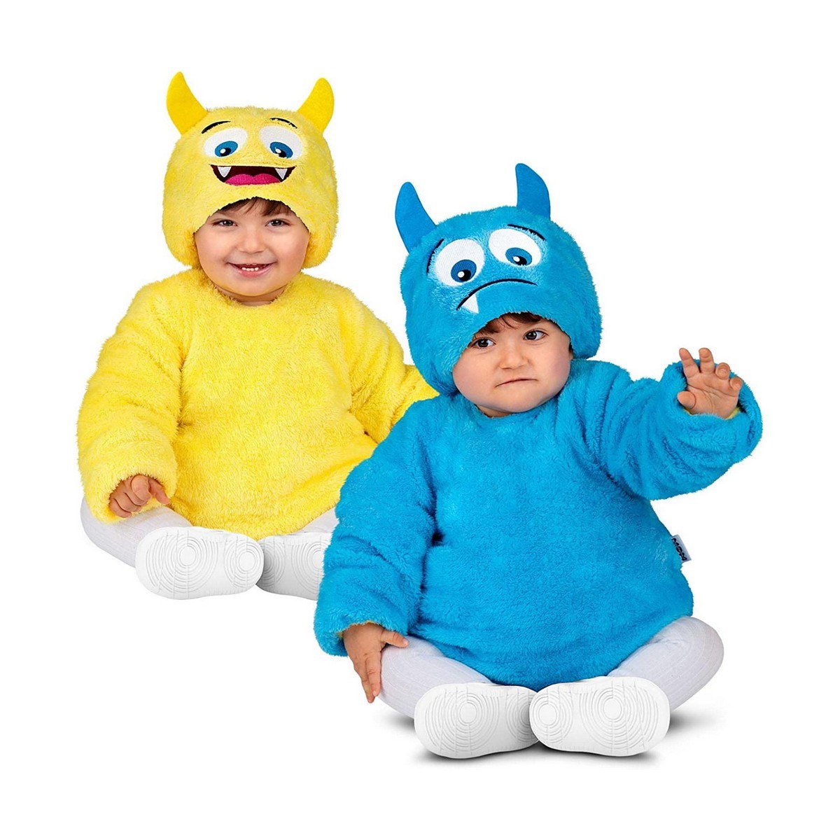 Costume for Children Blue Monster Reversible 6-12 Months
