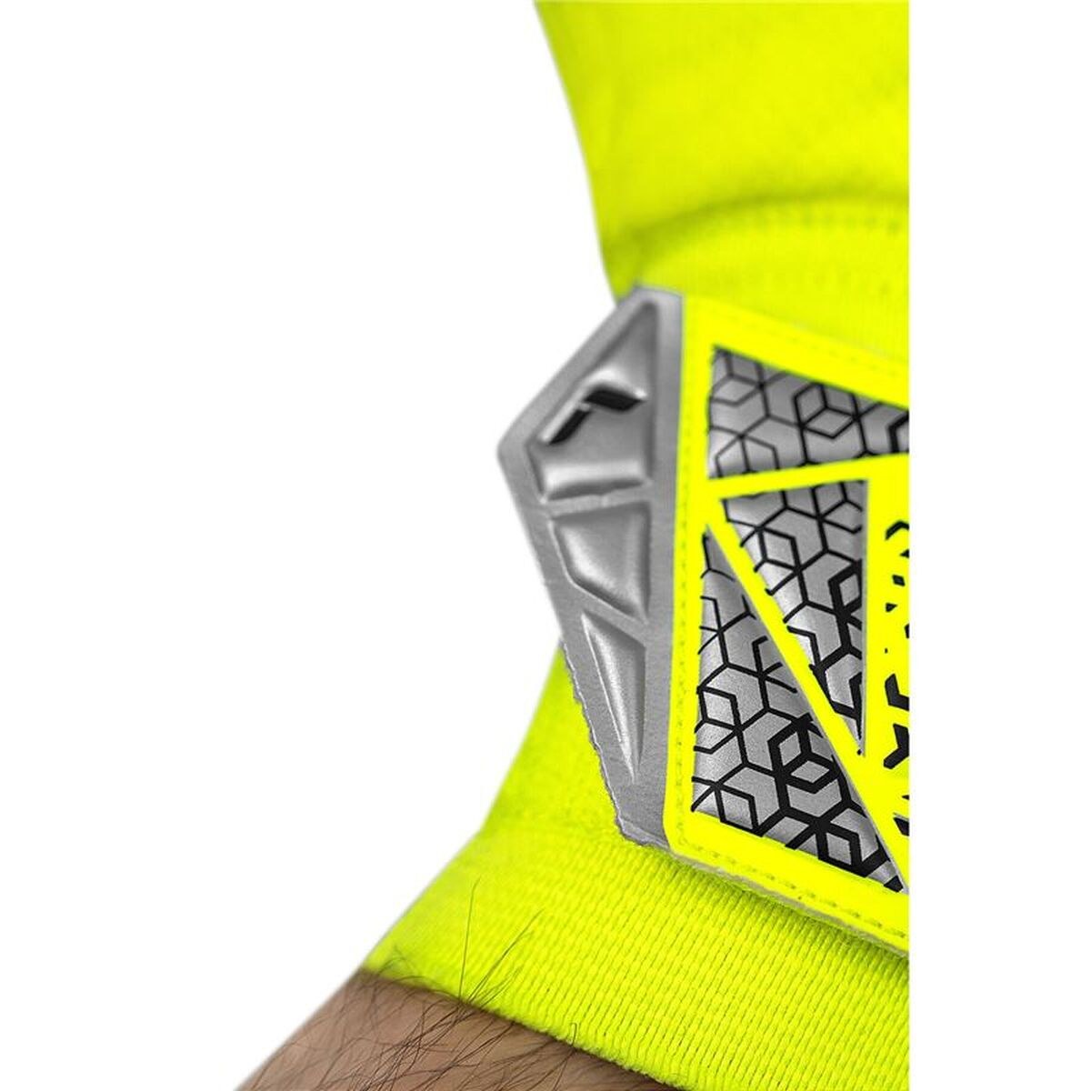 Goalkeeper Gloves Attrakt Starter Yellow Adults