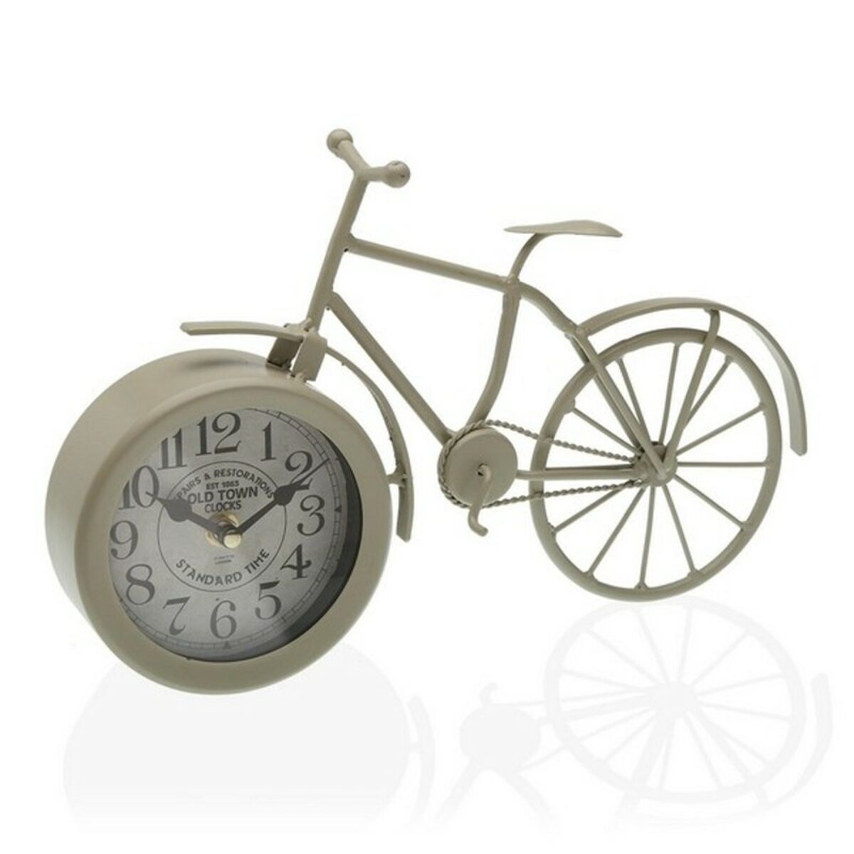 Настольные часы Bicicle Серый Металл (6 x 20 x 33 cm) (6 x 20 x 33 cm)