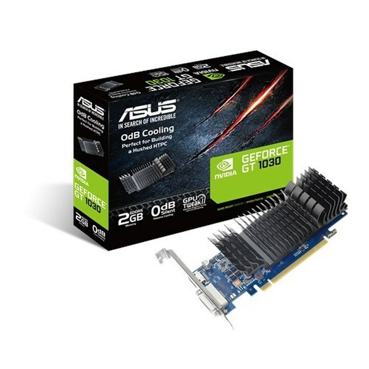 Графическая карта GT1030-SL-2G-BRK NVIDIA GeForce GT 1030 DDR5 SDRAM