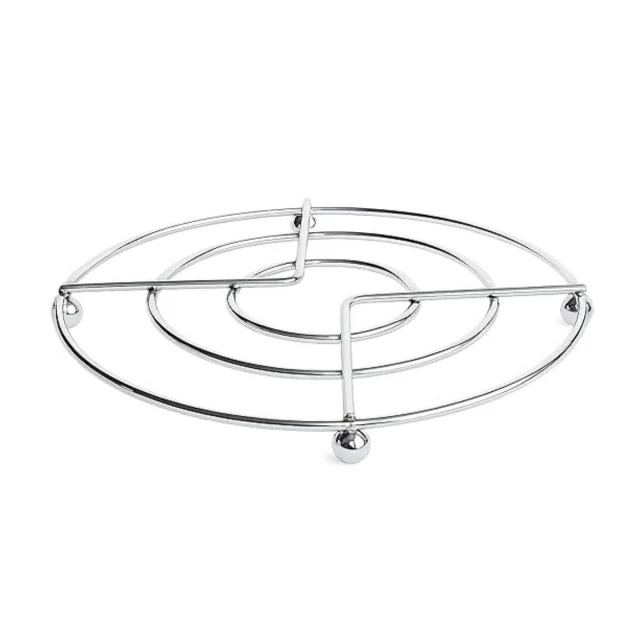 Foldable Table-top Mat Chrome-plated steel ø 22 x 22 cm