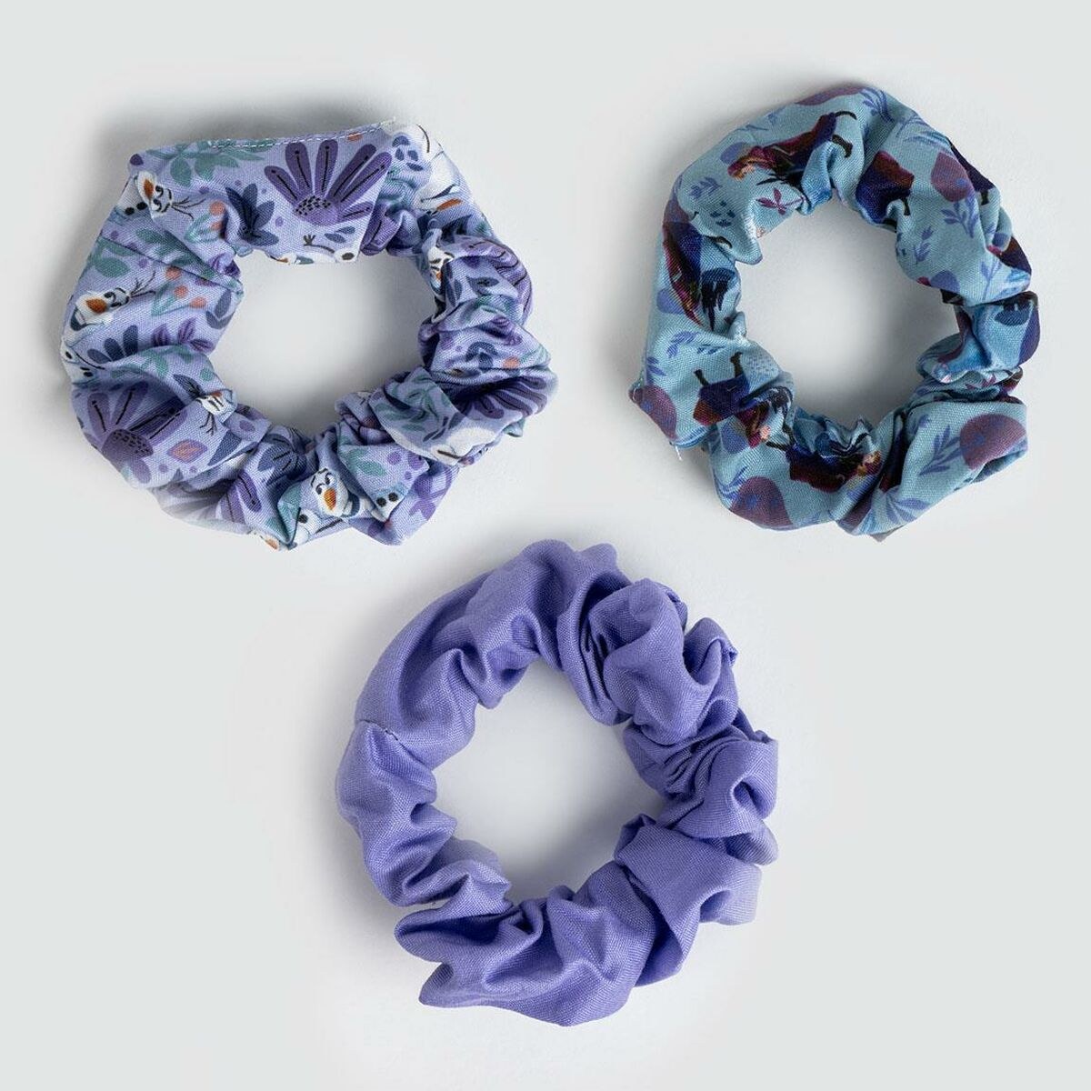 Rubber Hair Bands Blue 3 Pieces