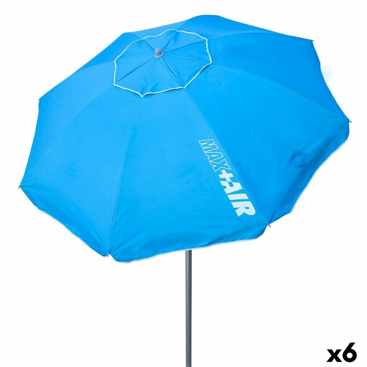 Зонтик Синий Ø 200 cm 200 x 200 x 200 cm 200 x 198,5 x 200 cm UV50 (6 штук)
