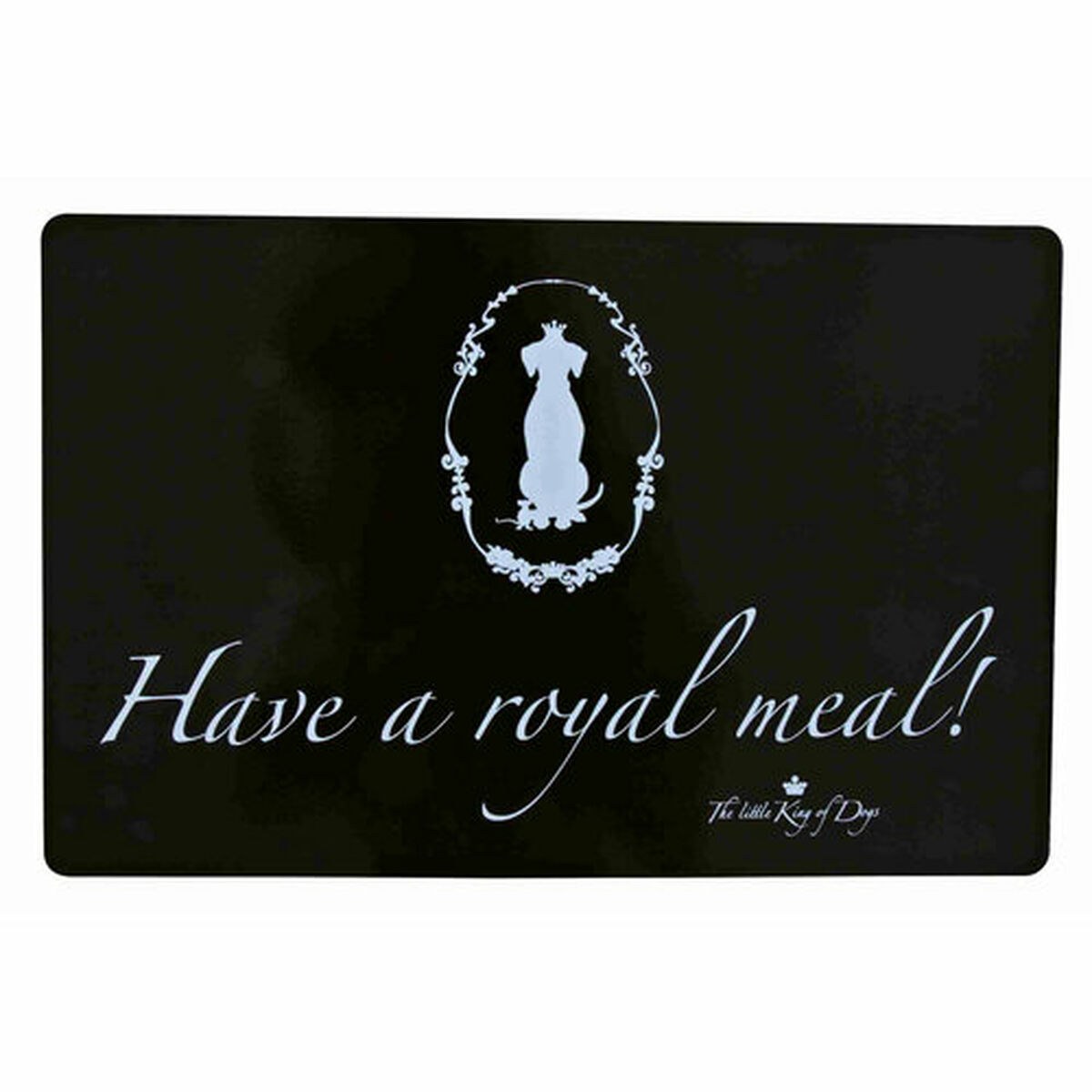 коврик Have a royal meal Чёрный Пластик 44 × 28 cm