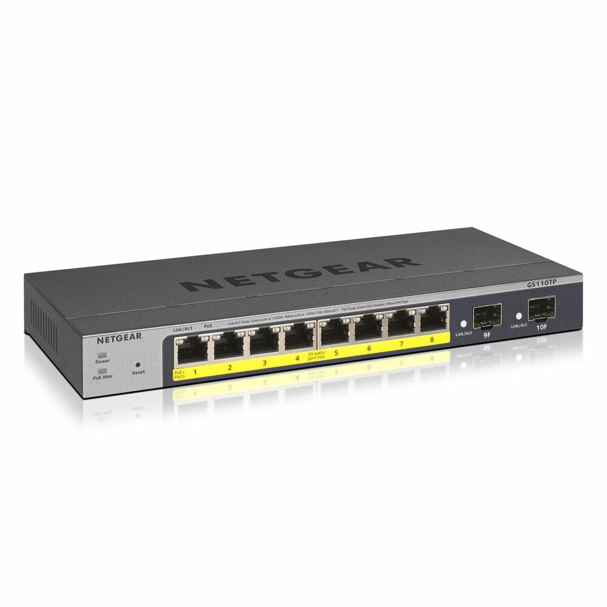 Переключатель GS110TP-300EUS Чёрный