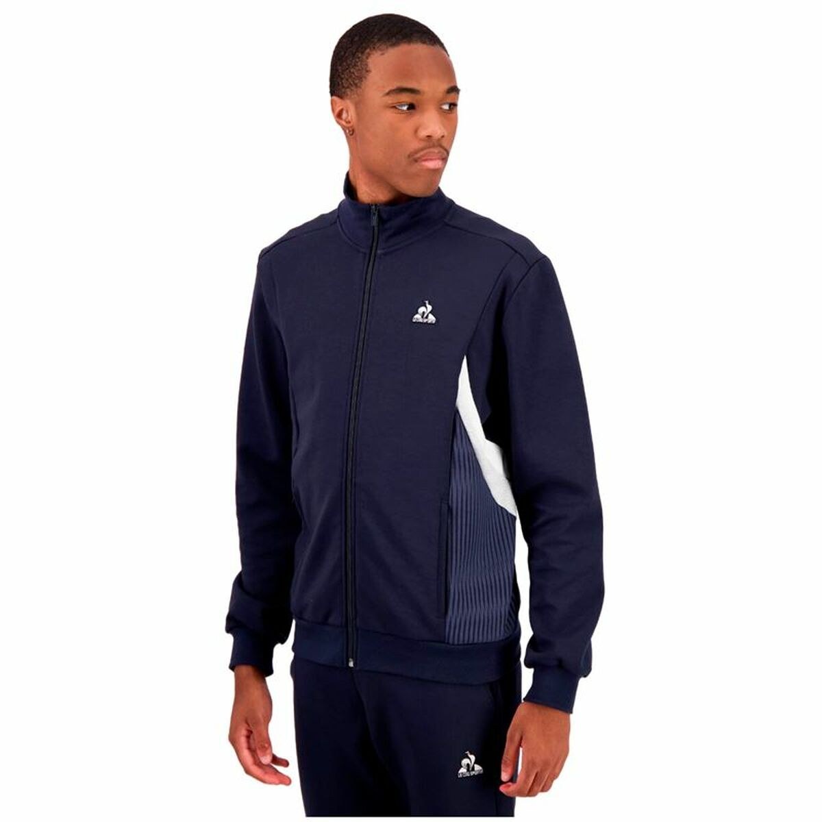 Men’s Sweatshirt without Hood Heritage Fz Sweat N°1 Dark blue