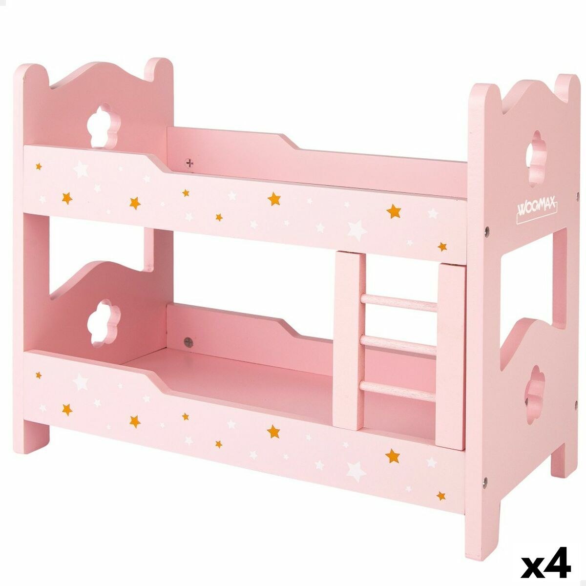 Двухъярусная кровать Розовый 4 штук 31 x 26 x 16 cm