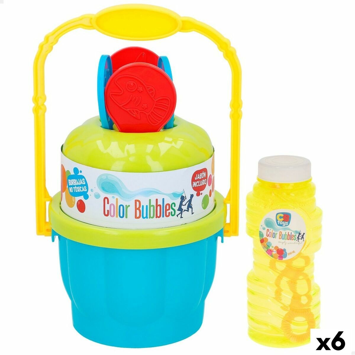 Мыльные пузыри 240 ml 17,5 x 28 x 13,5 cm (6 штук)