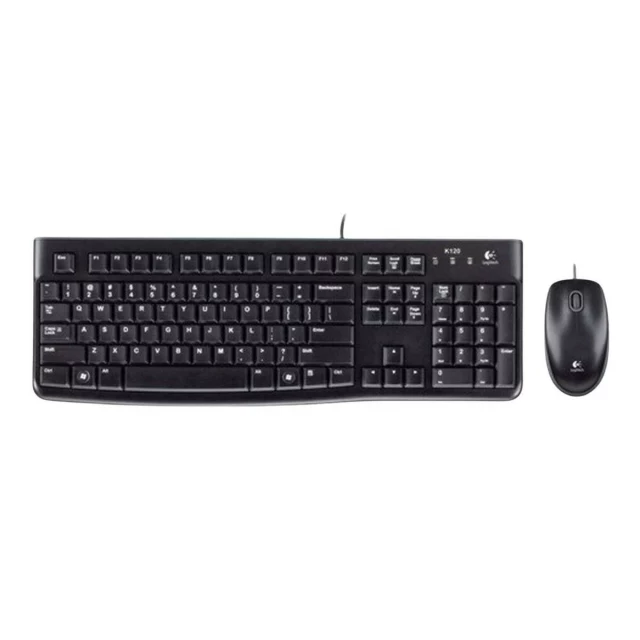 Клавиатура и мышь 920-002540 Чёрный немецкий QWERTZ