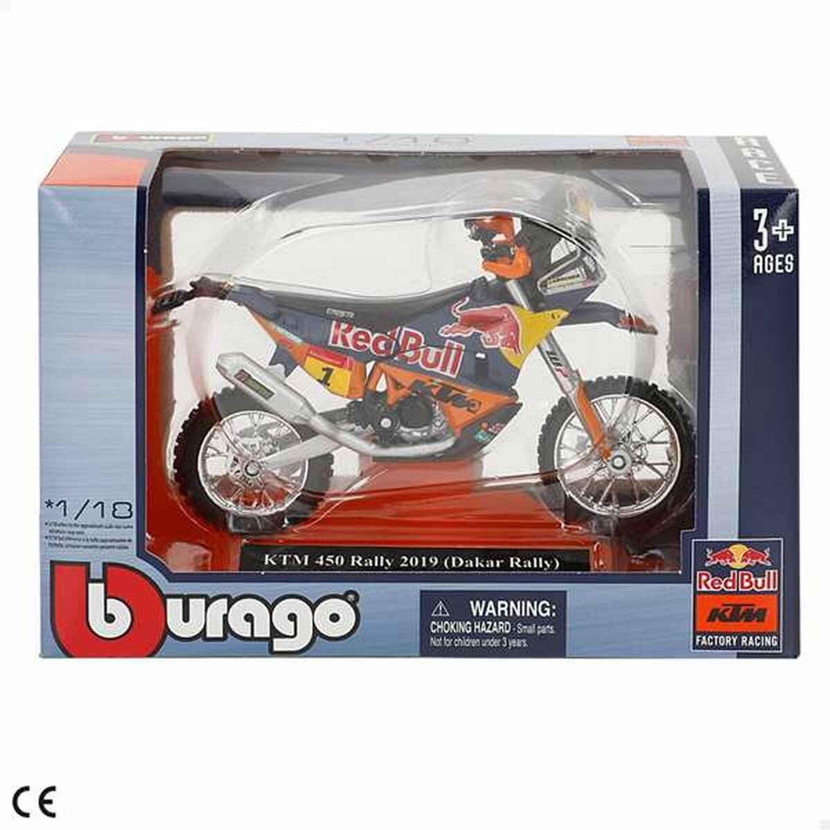 Мотоцикл Wrb Ktm Cross 1:18